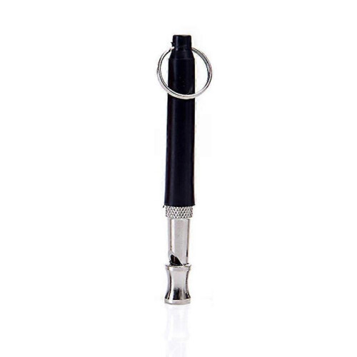 (Black) Pets Training Supplies Dog Whistle Training With Strap