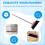 Dustpan Broom Set Floor Wiper Cleaning Long Handle Cleaning Set pink 4