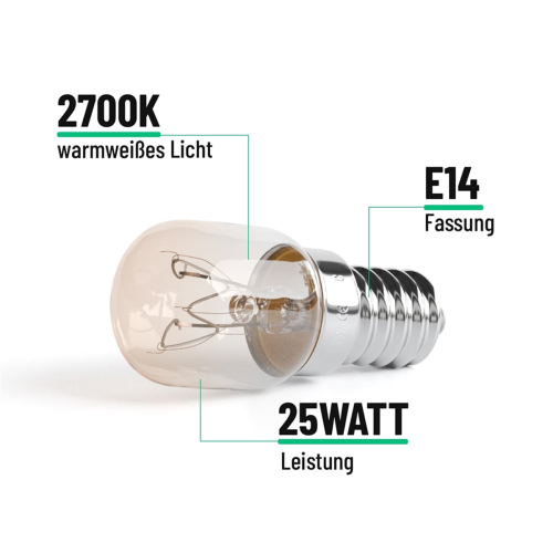 E14 300 Degree High Temperature Bulb 25W, Steamer Lamp 2