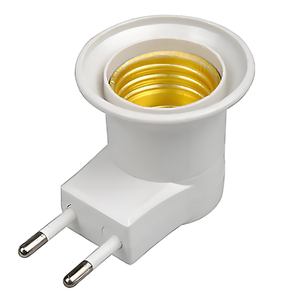 E27 Lamp Socket Adapter Socket Outlet Converter 1Pcs,Eu Plug 4714171583441