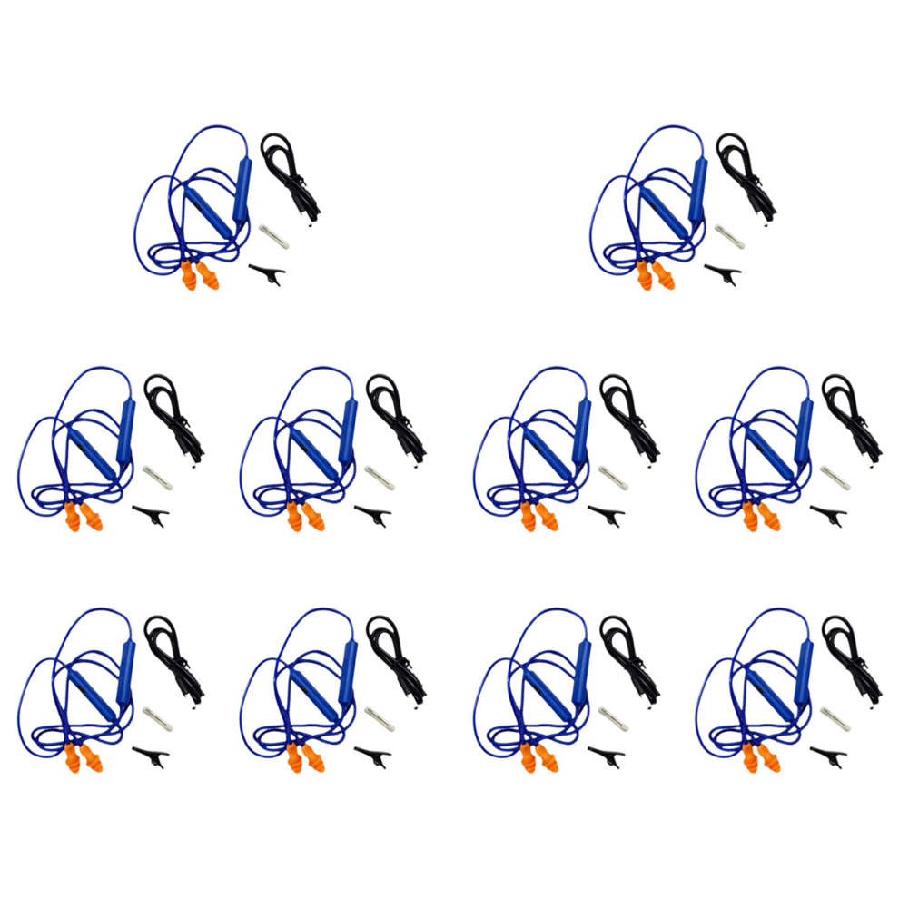 Ear Plugs Bluetooth Earphone For Work, Noise Suppression, Blue 4714171573473
