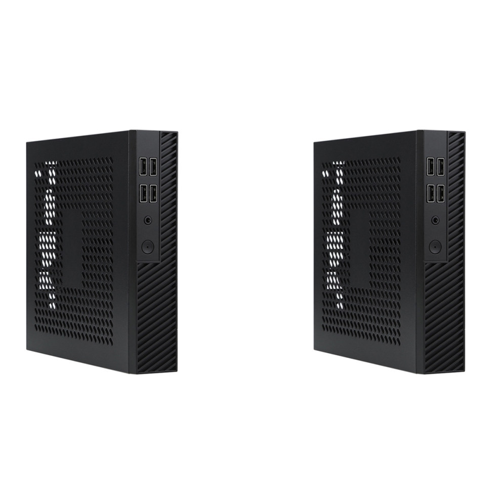 Dx01 Thin Mini Itx Desktop Computer Chassis Half Height Computer Case 4714171564877