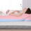 (Light blue) U Shape Full Body Maternity Pillow Case Sleeping Support For Pregnant Women 3