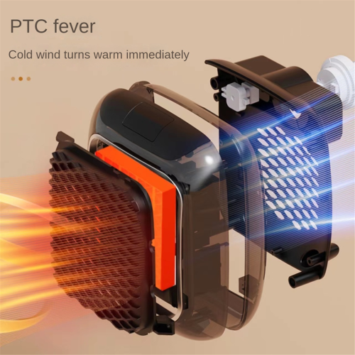 Electric Heater Mini Ceramic Plug-in Heater Low Consumption EU Plug 2