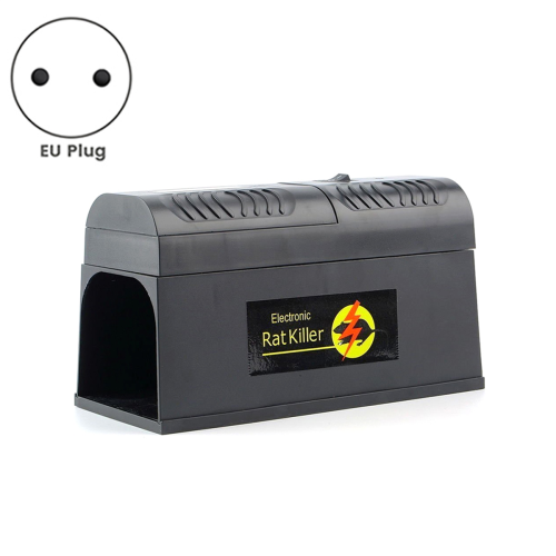 Armadilha elétrica para ratos com alta voltagem, plugue preto UE 2