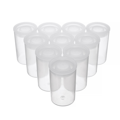 Empty Film Canister Camera Reel Container Storage Case Transparent 1