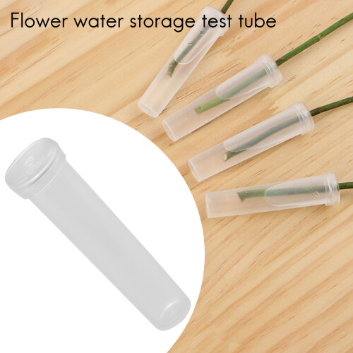 Pacote com 100 tubos florais, 0,6 x 0,6 x 2,8 polegadas, abertura de 3 mm 1