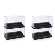 Figure Display Box, Stackable Dustproof Building Block Display Box