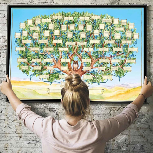 Family Tree Chart to Fill in - Blank Ancestry Chart 6-Generation 1