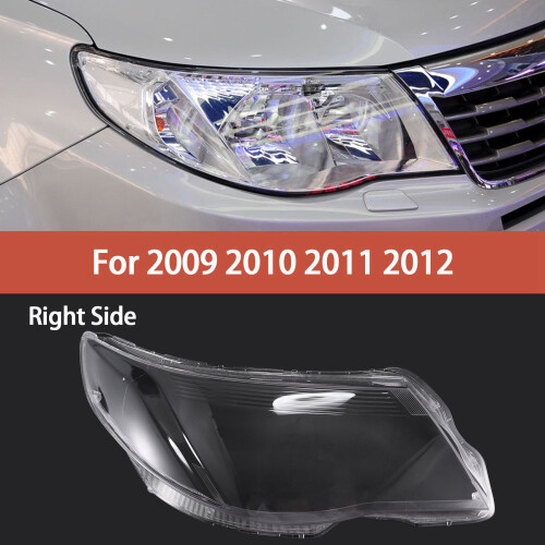 Para capa de lente de farol de carro esquerda de 2009-2012 2