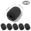 Protetor de vento de espuma para microfone, capas de espuma para microfone de lapela de tamanho mini 3
