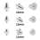 Spikes para chuteiras de futebol M5, 13 mm 2