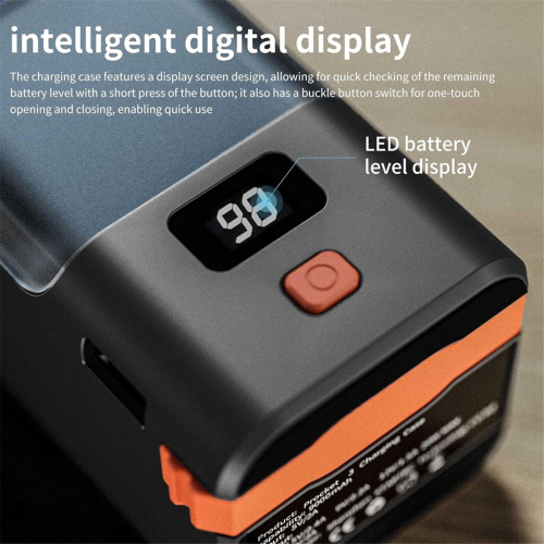 Para Pocket 3 estojo de carregamento rápido 9000mAh com visor digital 1