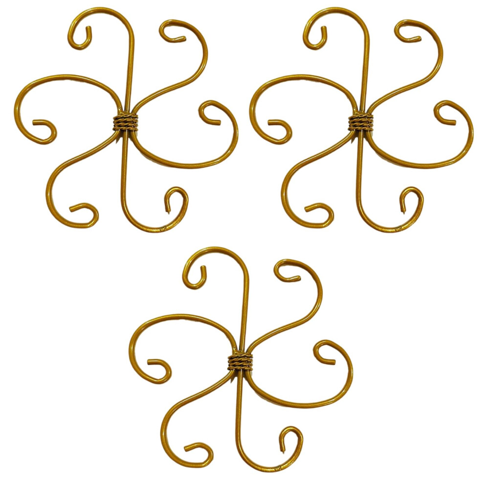 3 packets/sets Robust Plant Support Frame For Bonsai And Garden Plants Arrangement Tool Iron Iron Wire Lotus Frame, Type1-image-OPC-PJ57F5C-NEW