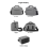 for HY320 Projector bag shockproof camera case Gray 5