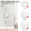 For WiFi Pro Wall Mounting Bracket Wall Storage, 2 PCS 1
