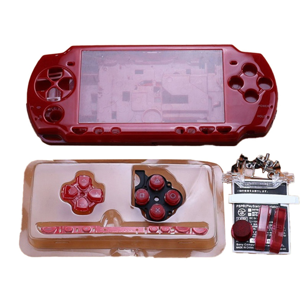 For PSP2000 Game Console Shell Case Protection Shell Cover Set A-image-OPC-PJ57GDZ-NEW