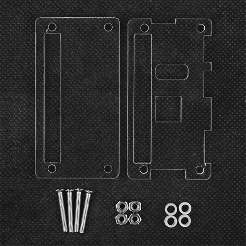 Para caixa de acrílico transparente RP2040-PiZero 2