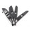 for Vios Car Carbon Fibre Door Window Lift Switch Panel 2