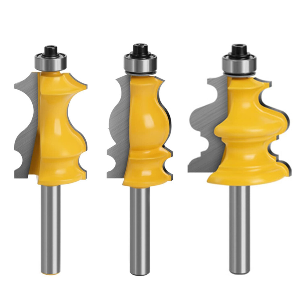 Router Cutter Set, 8 Mm Shank, Diy Woodworking Groove Cutter 6493810309496