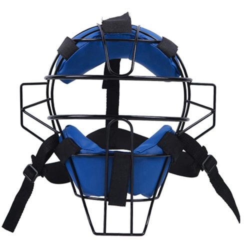 Full-Face Baseball Catcher Mask,Secure, Does Not Obstruct View, Blue