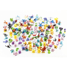 144x figuras Pokémon giras e coloridas (BIG PACK)