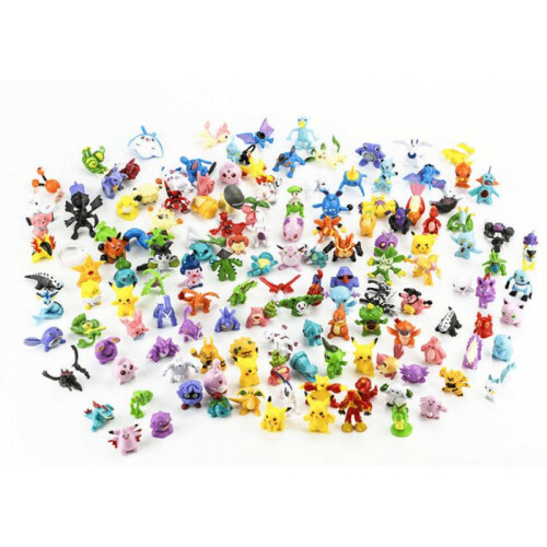 144x Χαριτωμένες & πολύχρωμες φιγούρες Pokemon (BIG PACK)