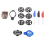 Golf Ball Marker,Color Line Markers Pens, Triple Track Plastic,Black 3