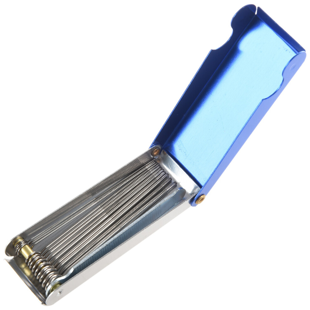 Guitar Nut Bridge File Set Luthiers Tool Box for Guitar Banjo-image-OPC-PJ57MWP-NEW