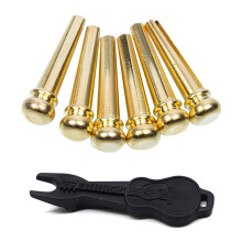 Pinos de ponte de guitarra 6 peças cravelhas de 6 cordas peças de reposição para guitarra