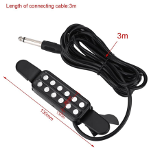 Captador de guitarra, conector de captador de guitarra acústica