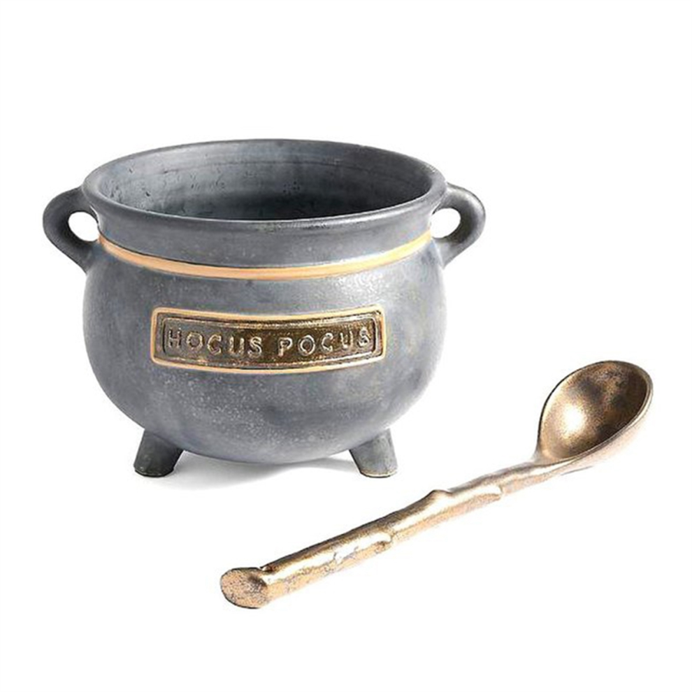 Halloween decoration witch cauldron resin bowl candy bucket-image-OPC-PJ57N8H-NEW