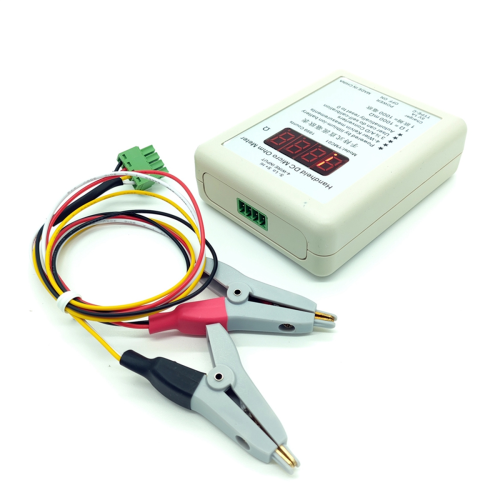 Handheld DC Milliohmmeter Low Resistance Tester Meter Small Clip 2