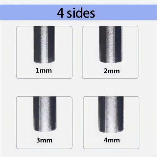 Guitar Fret File Set,4-Edge Tool for Narrow,Medium,Wide Frets 2