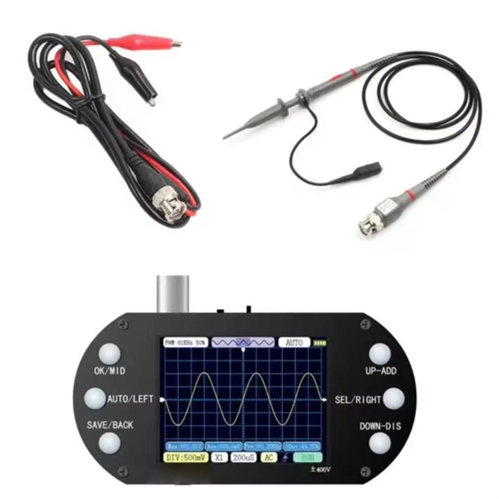 Handheld Digital Oscilloscope 2.5Mhz Sample Rate 500Khz Bandwidth 4711610373687