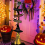 Halloween Glowing Witch Broom Home Outdoor Decoration Yard Props 3