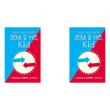 Grown-Up & Kid Communication diary Red Blue