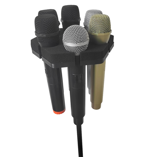 Handheld Microphone Holder Stand Multiple Mic Stand 2