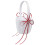 Guest Book with Pen Holder Sets with Diamonds Love Shape-Red+White 2