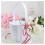 Guest Book with Pen Holder Sets with Diamonds Love Shape-Red+White 4