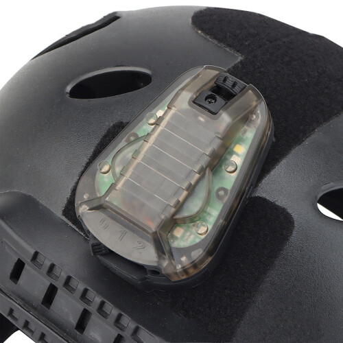 Helm Noodsignaallicht en Strobelicht met Magic Tape D 2