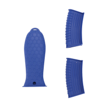 Suporte para alça de ferro fundido, pacote com 3 capas antiderrapantes para alça de panela