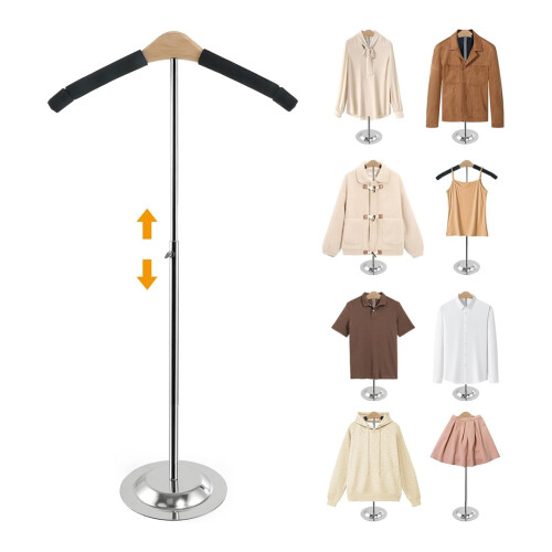 Suporte de exposição de camisas com altura ajustável 2