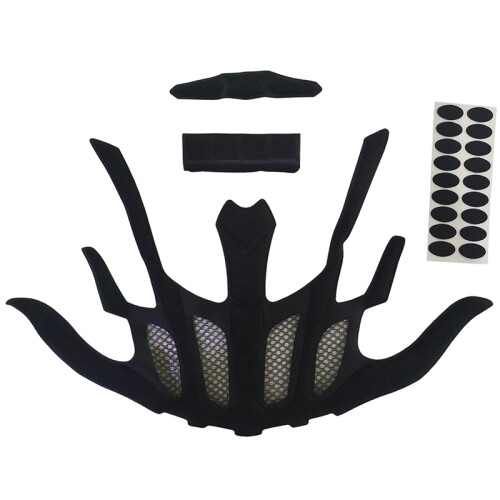 Almofadas de capacete seladas com esponja para capacete de bicicleta com almofadas internas - SK-206, pretas