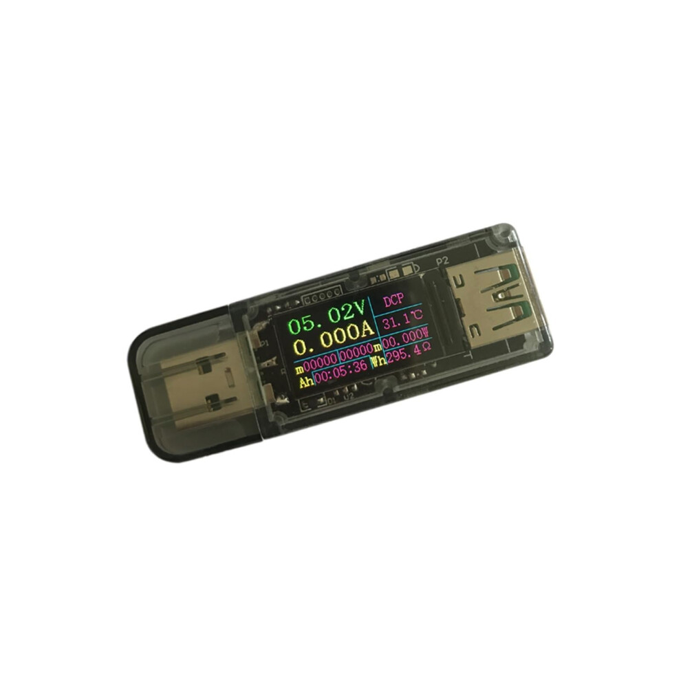Usb Current Measurement, Usb Current Voltage Capacity Tester Colourful Screen Display Fcp Afc Dcp Current Voltage Detector Meter Support Quick Charger 6493810310201