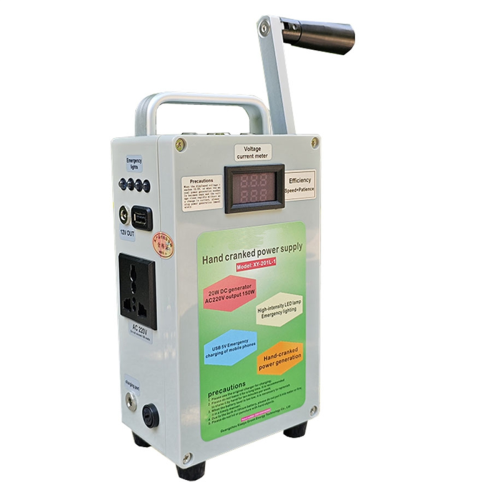 Hand Crank Generator AC220V 150W Mobile Phone Charging Treasure