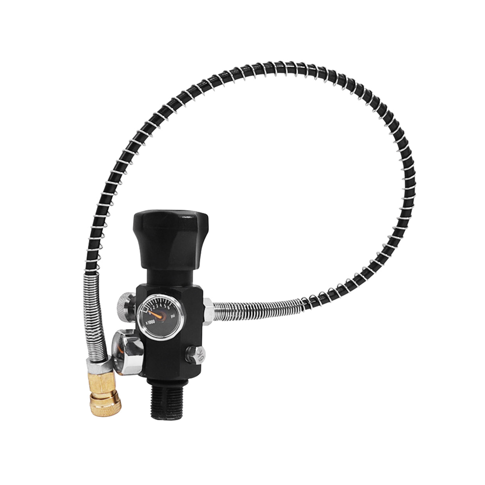 Hpat M18x1.5 Fill Refill Station Tank Charging Valve Dual Gauge 4711610362636