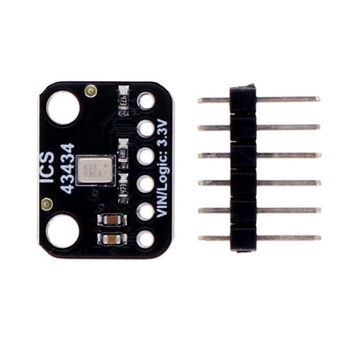 Módulo de microfone I2S MEMS com filtro passa-baixo para captura de áudio 1