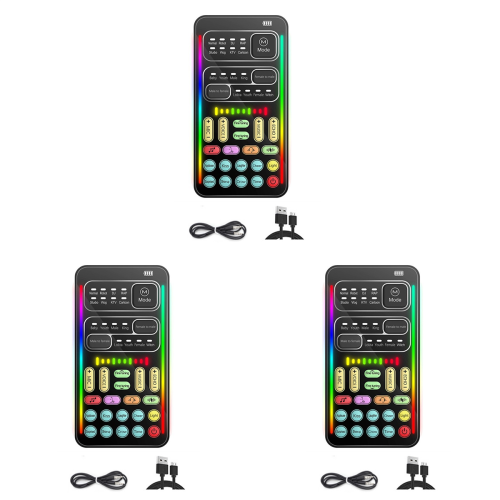 I9 Voice Changer Multiple Audio Effect Bluetooth Live Sound Cards