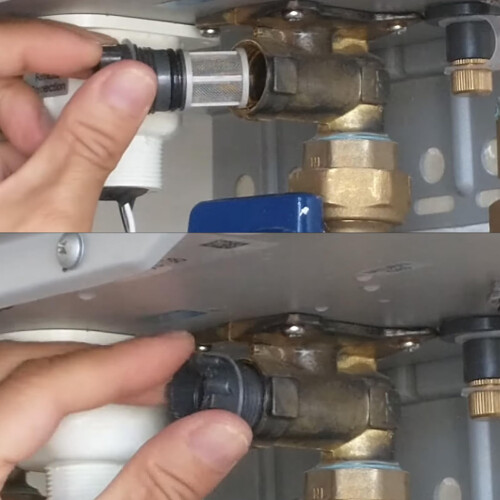 Instantaneous Water Heater Filter Part and 1Inlet Filter Removal Tool 1